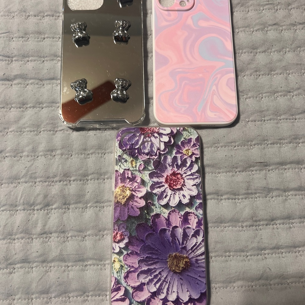 SHEIN Purple and Pink iPhone 13 Pro Max Cases for Stylish Protection
